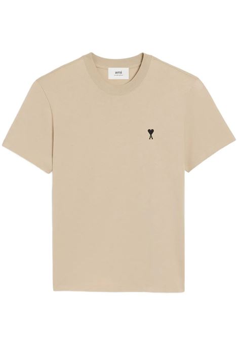 t-shirt contasted adc unisex creama AMI PARIS | HTS346.724229